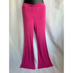 Wild Fable Slinky Hot Pink Magenta Flare Pants Size S Barbiecore Girly Bootcut